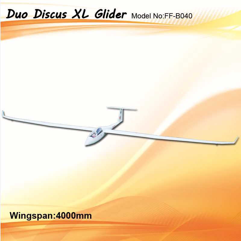 Duo Discus XL Glider W/ electric brake_Kit W/ Cockpit & seat